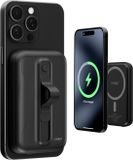CHEROY ChargePack Mini - PowerBank sans fil - Chargeur rapide USB C 18W - 5000 mAh - Compatible MagSafe - Noir