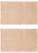 Secret de Gourmet placemats Kenya - 8x - beige - 45 x 30 cm - katoen - met franjes