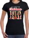 Bellatio Decorations Foute Kersttrui/T-shirt Dames - All I Want For Christmas - Zwart XL