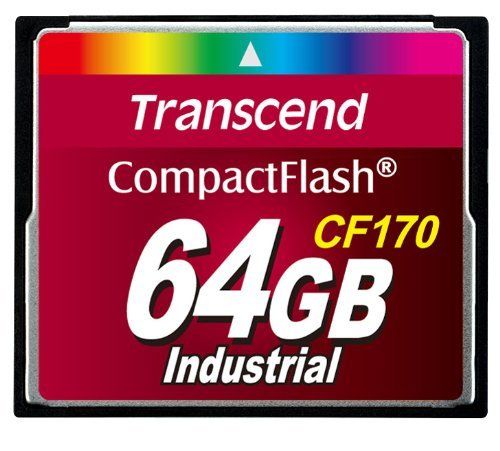 Transcend 64GB CompactFlash - 170x - Zwart