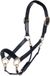 HKM Gold Leren Halster Zwart Pony