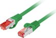 Lanberg Patchkabel S/FTP, Cat. 6, 1 meter, LSZH, koper, met fluke-certificering, groene kleur