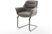 DELIFE Sledestoel Kaira-Flex bouclé soft mud
