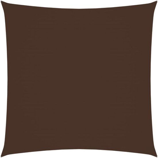 vidaXL Zonnescherm Vierkant 3,6x3,6m Bruin