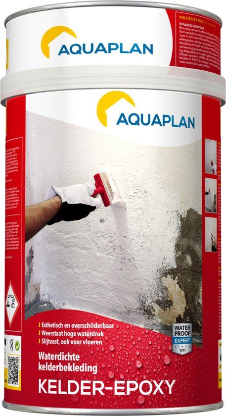 Aquaplan Kelder-Epoxy 4L - Wit - Beton - 5413466608409