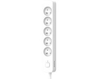 QUARX Stekkerdoos - 5 stopcontacten - 3m kabel, kinderbeveiliging