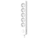 QUARX Stekkerdoos - 5 stopcontacten - 3m kabel, kinderbeveiliging
