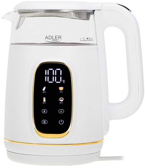 Adler Ad1305WG Waterkoker Transparant 1.7L 2200W