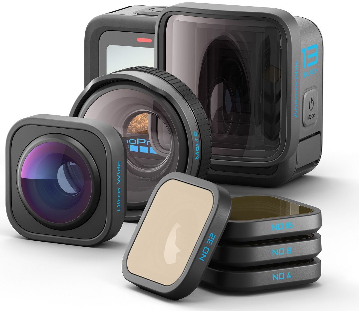 GoPro Hero 13 Black Action Camera - 5.3K Ultra HD, 27.6MP, WiFi, GPS