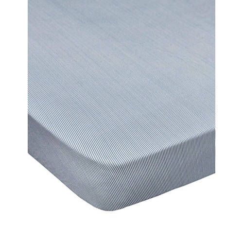 WildWood Katoenen Baby Wieg Hoeslaken French Summer Stripes 40x80cm