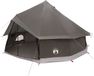 vidaXL Tipi Tent 8-persoons Bruin Grijs Polyester en Staal