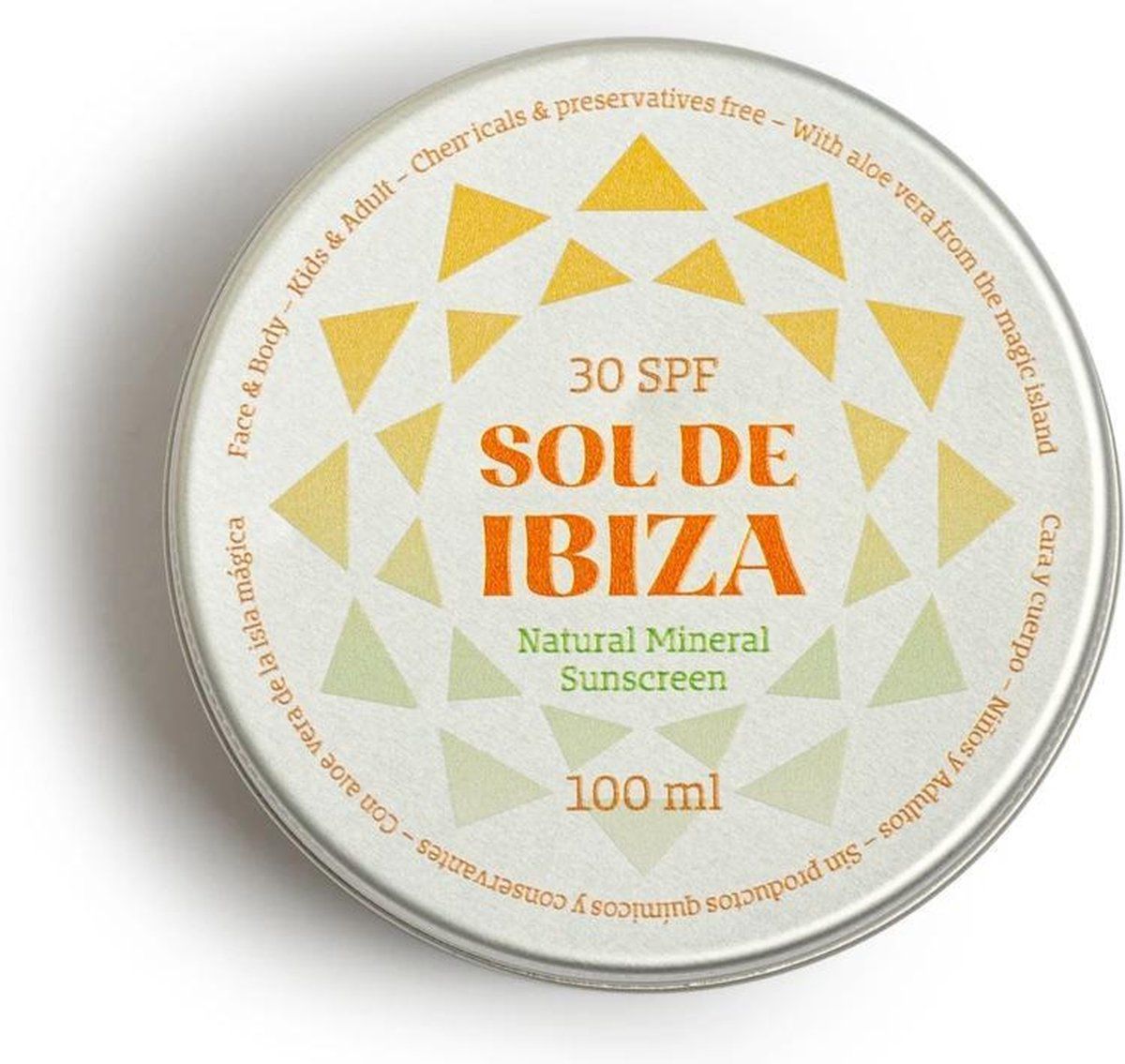Sal de Ibiza Plastic Free Cream - Natuurlijke minerale Zonnebrandmiddelen SPF30