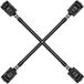 Bedroom Fantasies EQOM Purchasing B.V. Hog Tie Cross Stang Met Boeien - Zwart