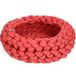 AniOne rieten mand Knuffel koraal XXS