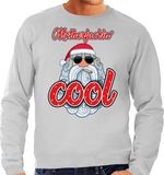 Bellatio Decorations Shoppartners Bv Foute Kersttrui / sweater - Stoere kerstman - motherfucking cool - grijs voor heren - kerstkleding / kerst outfit S