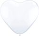 Folat Ballonnen Hart Wit 8 stuks
