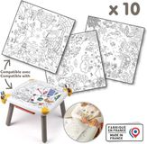 Smoby - Navulkleurplaten voor de creatieve kindertafel - 10 kleurplaten