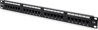 Digitus DN91624U - CAT 6 Patch Panel - 24-poorts - Zwart