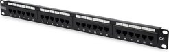 Digitus DN91624U - CAT 6 Patch Panel - 24-poorts - Zwart