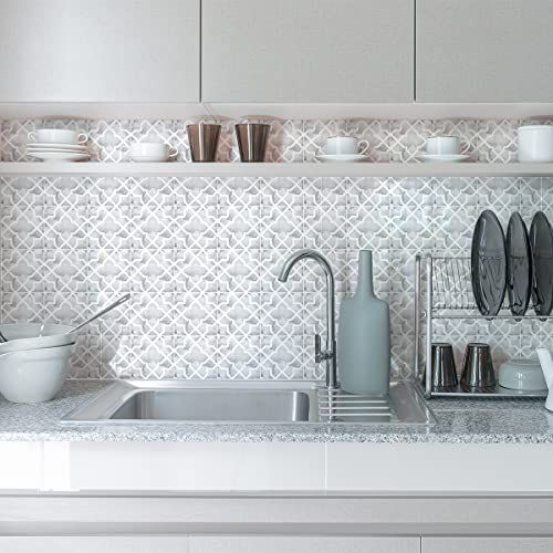 Ambiance Muursticker - Zelfklevend - Keuken/Badkamer - 24 Stickers - 10 x 10 cm