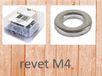 Bofix Sluitring M4 verzinkt (250 stuks)