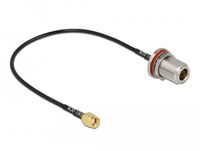 DeLOCK 89059 coax-kabel RG-174 0,3 m RP-SMA Zwart