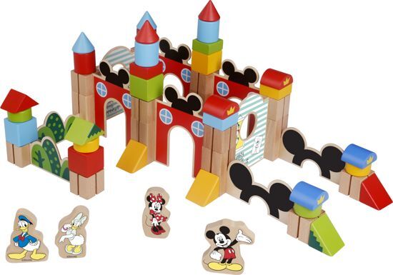 Disney Blokken hout Mickey Mouse 60 stuks