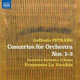 Concertos Naxos Orchestra Sinfonica Di Roma, Francesco La Vecchia - Petrassi: Concertos For Orchestra Nos. 1-3 (CD)