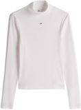 Tommy Jeans Tjw Essential Mock N - Femme - Blanc - M