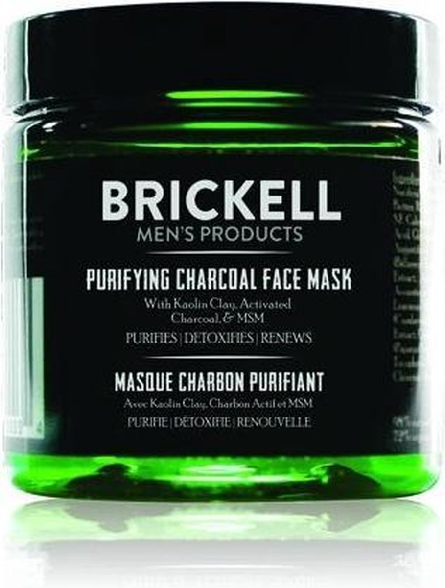 BrickellMensProducts Purifying Charcoal Face Mask