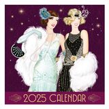 Claire Coxon Art Deco 2025 vierkante wandkalender