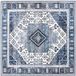 vidaXL - Tapijt - ORIZ - Donkerblauw - 240 x 240 cm - 100% Polyester