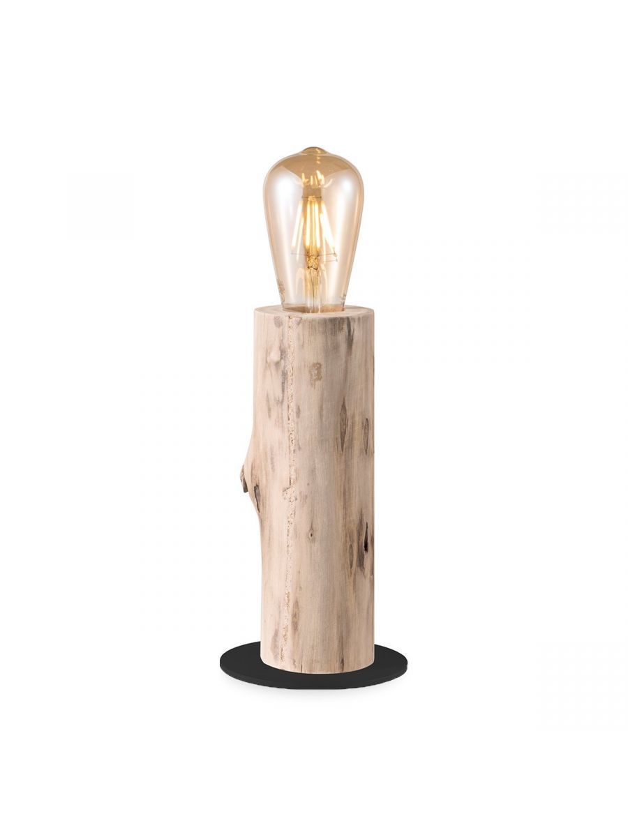 Home Sweet Home Billy Tafellamp - Hout - Bruin - 25.5cm