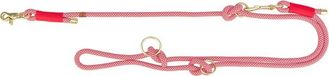 Trixie Hondenriem Soft Rope Verstelbaar Rood/Creme 200x0.6 cm