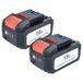 Extensilo 2x Batterie Compatible Avec Flex Bre 50-f 18-ec C