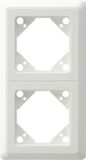 REV PrimaLuxe 2-voudig frame voor stopcontact, frame lichtschakelaar etc., wit