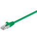 Goobay CAT 5e, 10m netwerkkabel Groen Cat5e SF/UTP (S-FTP)