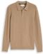 Tom Tailor Gebreide trui met polokraag - Maat S - hazel brown melange