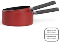 Livoo Pottenset Rood Siliconen 2 Onderdelen (2 Stuks)