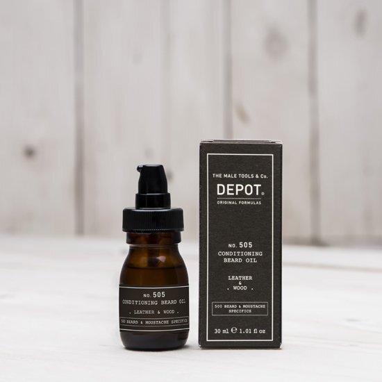 Depot The Male Tools & Co DEPOT No.505 CONDITIONING BEARD OIL LEATHER & WOOD