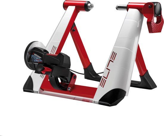 Elite Novo Mag Force fietstrainer rood/wit