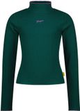 Vingino Icon Rib Top Col Kinderen Lange Mouw Col Groen Multicolor Zwart Blauw Katoen