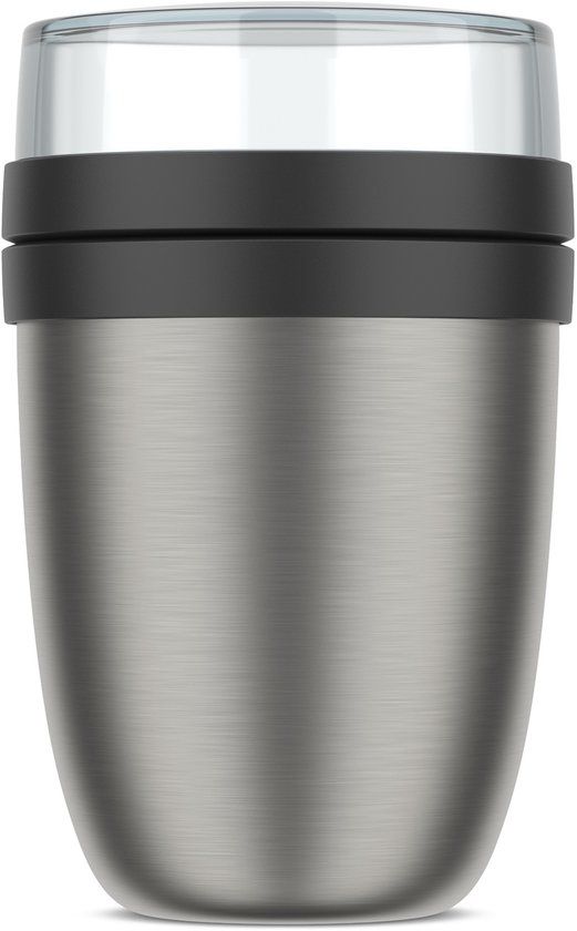 Mepal isoleer lunchpot Ellipse - 500 + 200 ml - Nordic black