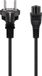 Goobay Mains Cable with Safety Plug, 2 m, black