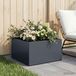 Maison Exclusive Cache-pot de jardin anthracite 40 x 40 x 30 cm