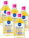 NIVEA Serum-infused Skin Glow Micellair water - Reinigingswater - Cleanser - Make up remover - Voordeelverpakking - 5 x 400 ml