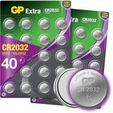 GP Extra Lithium CR2032 batterij - 40 stuks knoopcel batterijen CR2032 3V