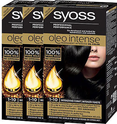 Syoss Oleo Intense 1-10 Intens Zwart Voordeelverpakking