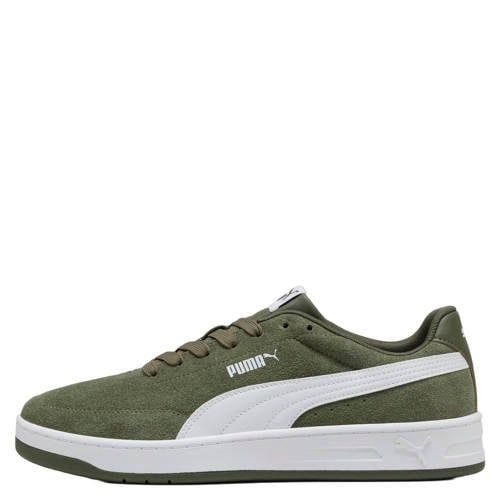 Puma Court Classic Clean suède sneakers - olijfgroen/wit