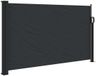vidaXL Windscherm uittrekbaar 120x500 cm zwart